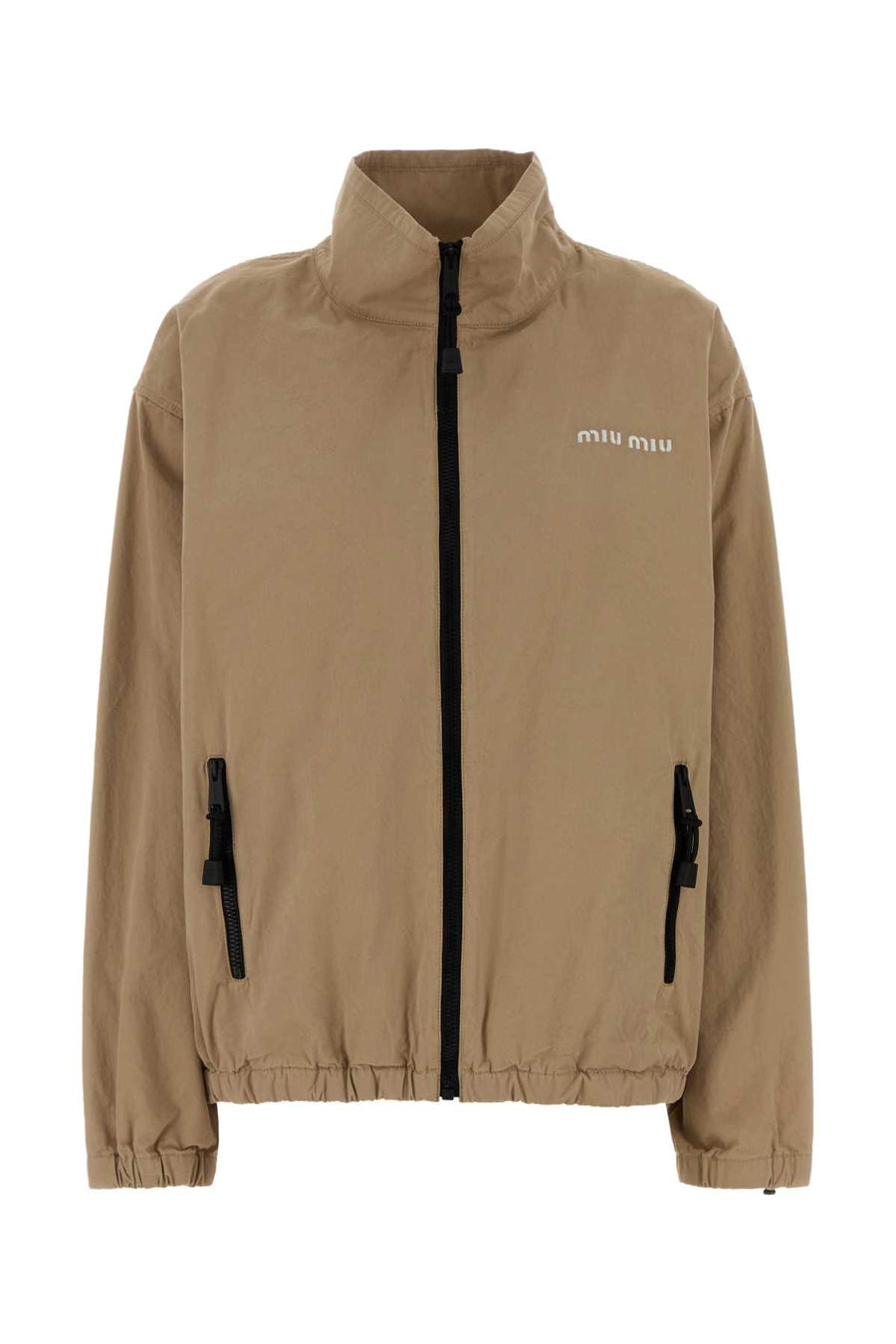 Camel Gabardine Windbreaker Corda Exterior: Cotton Giubbini
