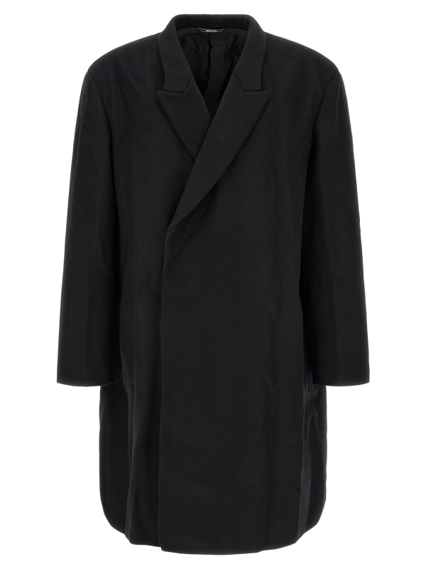 Black Wool Coat Clothing
