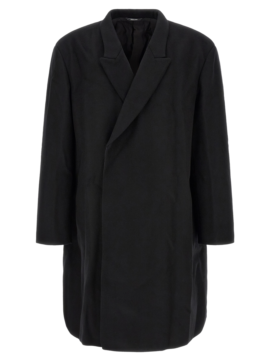 Black Wool Coat Clothing