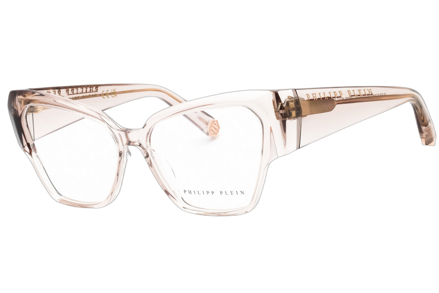 Philipp Plein VPP100 Plastic frame eyeglasses in beige