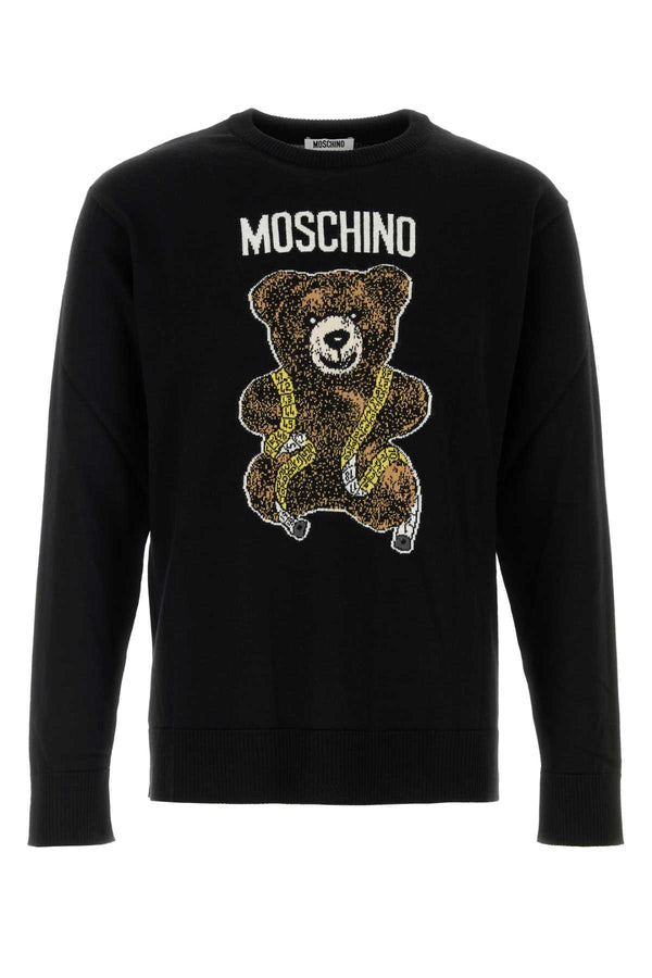 Black Wool Sweater Fantasianero Exterior: Virgin Maglie