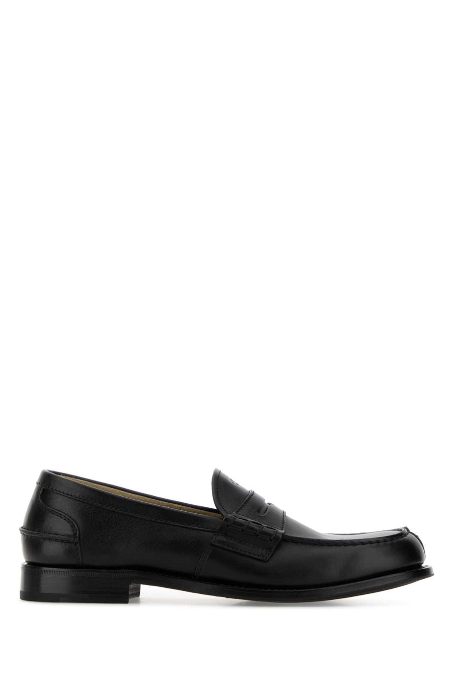 Prada Exterior: 100% Leather loafer in black