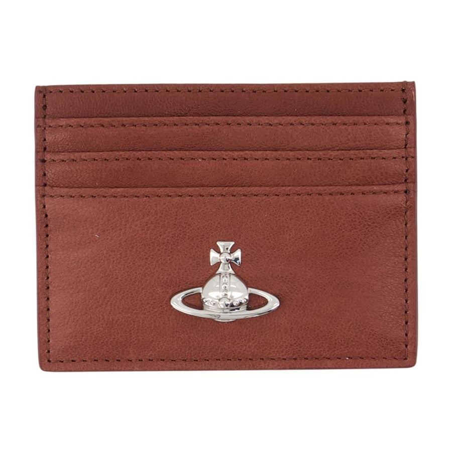 Card Holder - Vivienne Westwood Leather Black Calfskin Accessories / Card-holder
