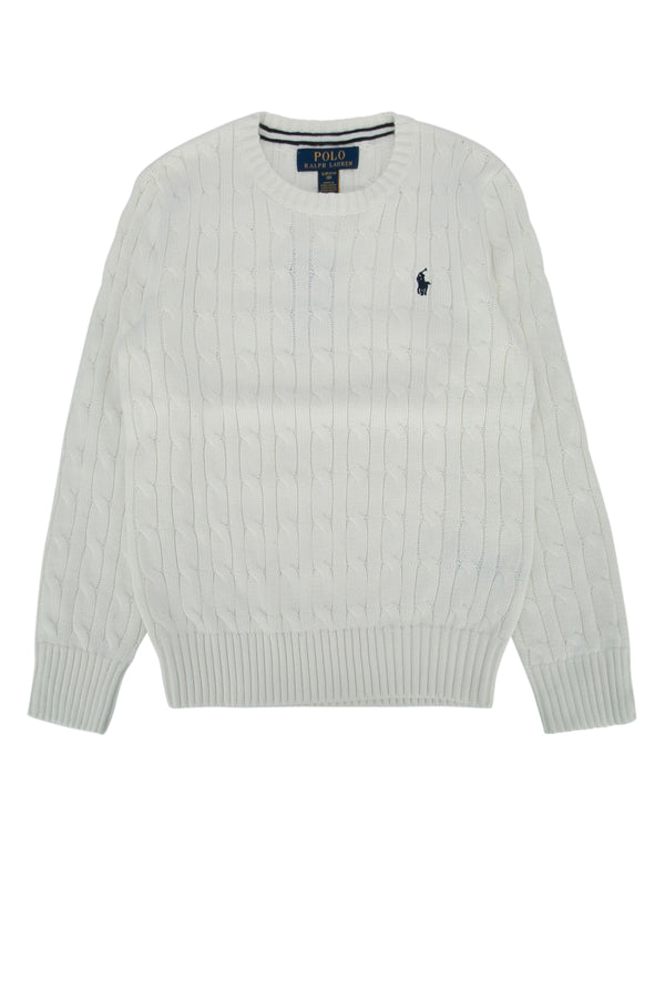 Ls Cable Cn-Tops-Sweater Nevis Maglieria