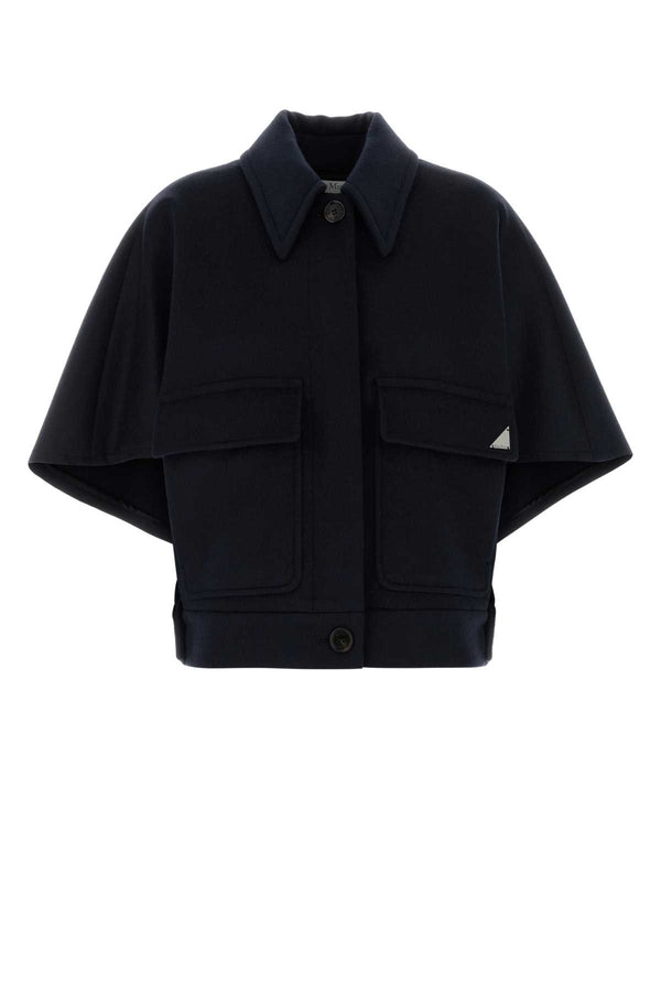Midnight Blue Cashmere Dream Vest Blu Marino Exterior: Sciarpe E Foulard