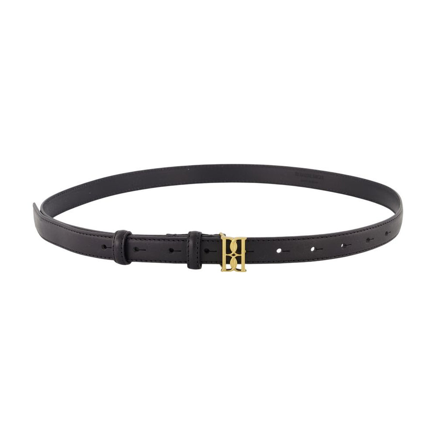Marlos Belt - By Malene Birger Leather Black Cowhide Accessories /