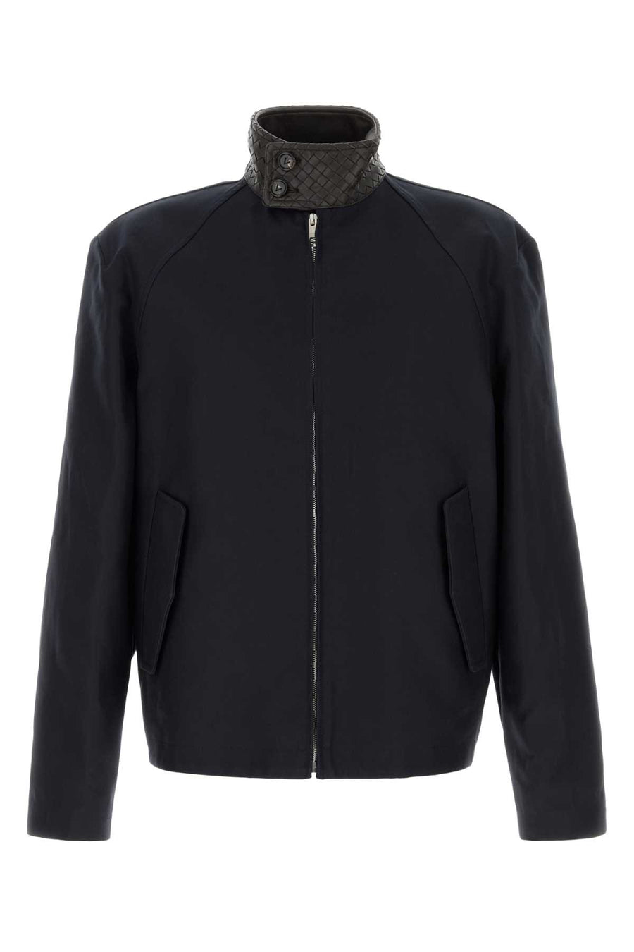 Bottega Veneta Collo 100% Cotton jacket in navy