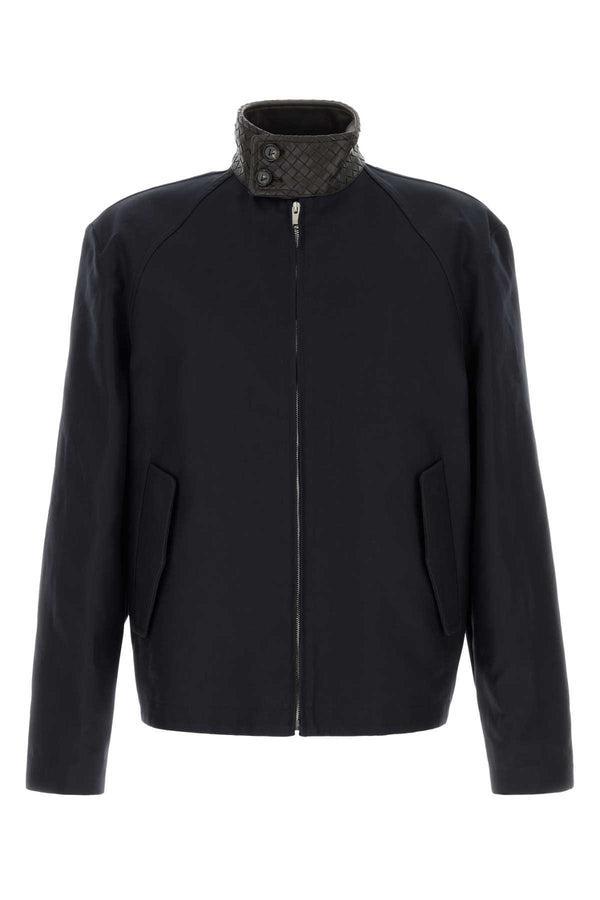 Bottega Veneta Collo Exterior: 100% Cotton jacket in navy