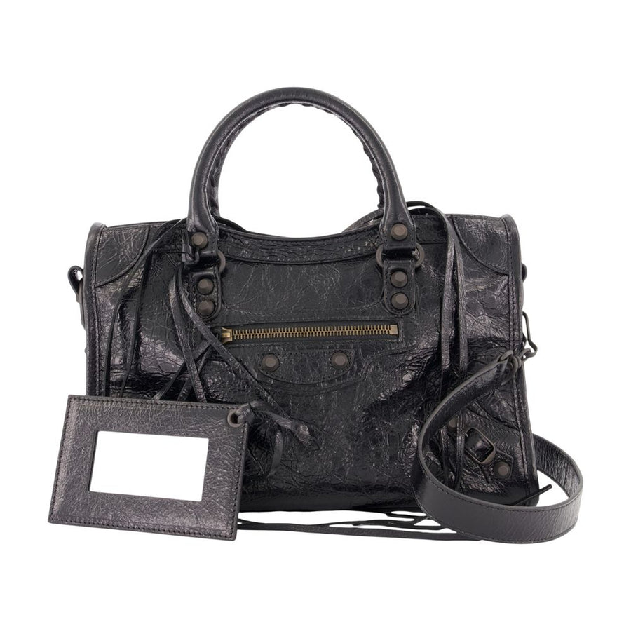 Balenciaga Lambskin shoulder bag in black