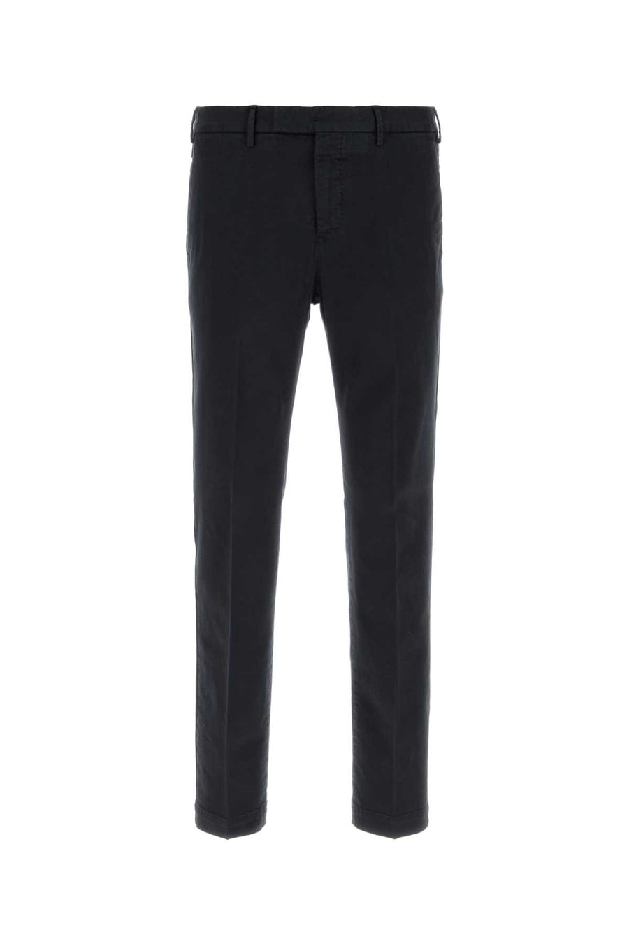 Midnight Blue Stretch Cotton Pant Exterior: Elastane Pantaloni