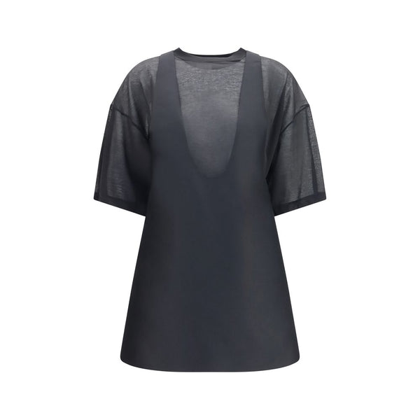 Balenciaga 80% Merino Wool Ovis Aries dress in black
