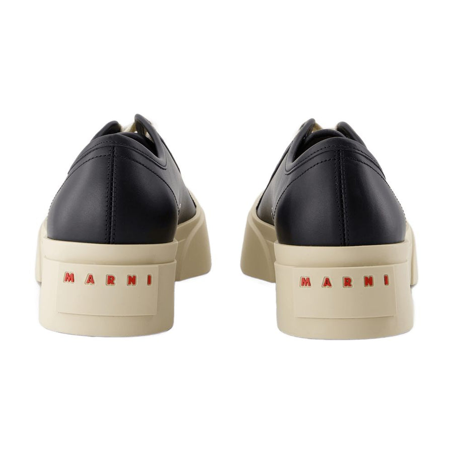 Marni calfskin sneaker in black