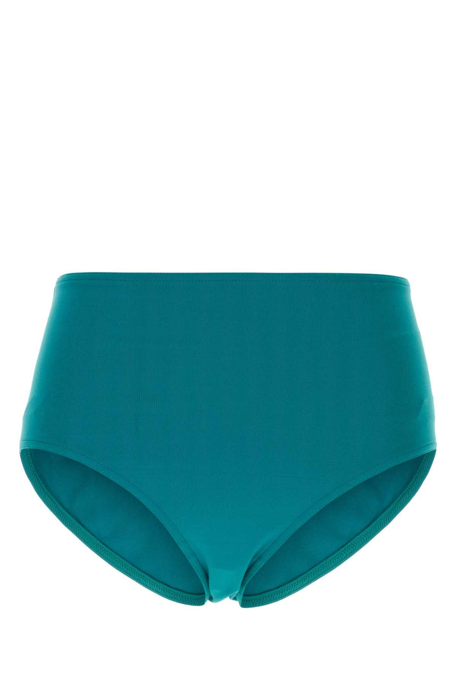 Teal Green Stretch Nylon Remember Bikini Bottom Persane Esterno: Elastan Swimwear