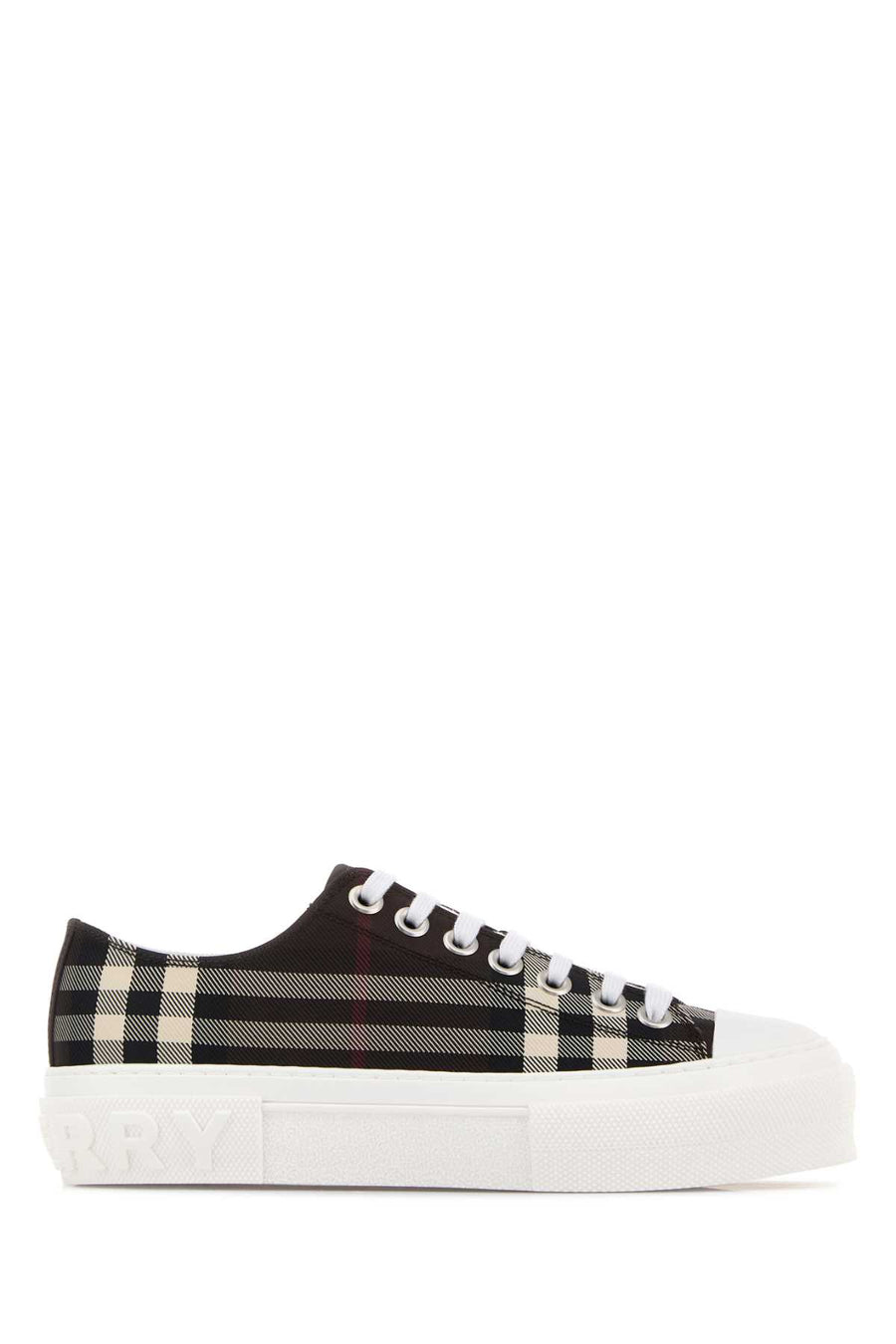 Embroidered Cavas Sneakers Mahoganyipcheck