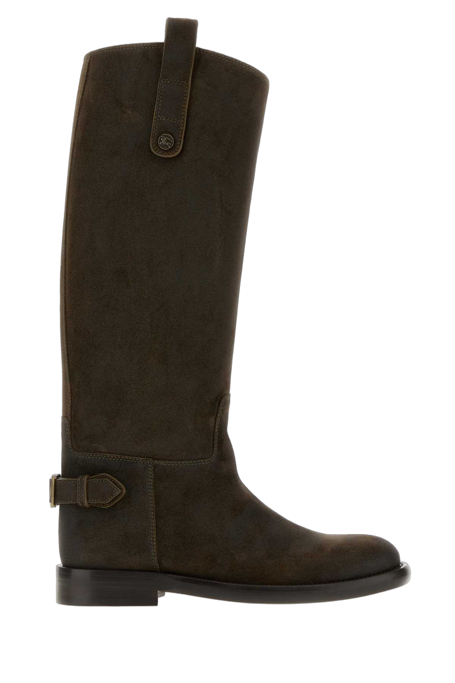 Burberry Exterior: 100% Calf; Interior: 100% Leather; Sole: Rubber and Leather boot in brown