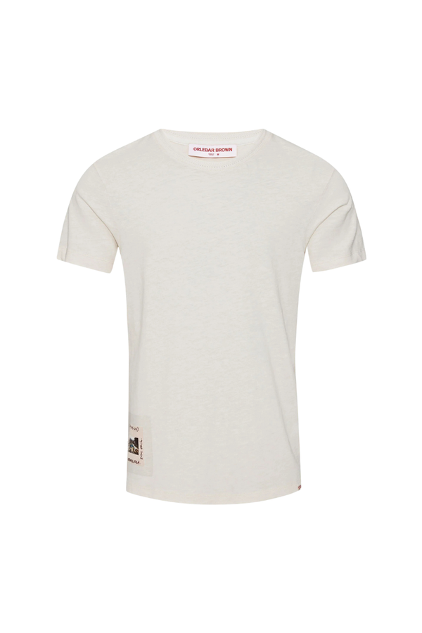 Orlebar Brown 86% cotton t-shirt in white