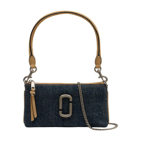 Marc Jacobs Cotton shoulder bag in navy