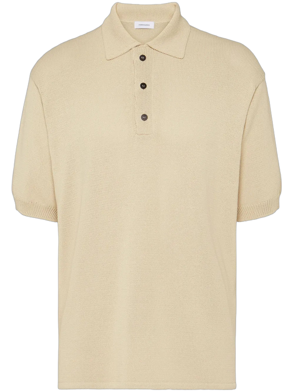 Ferragamo polo shirt in beige