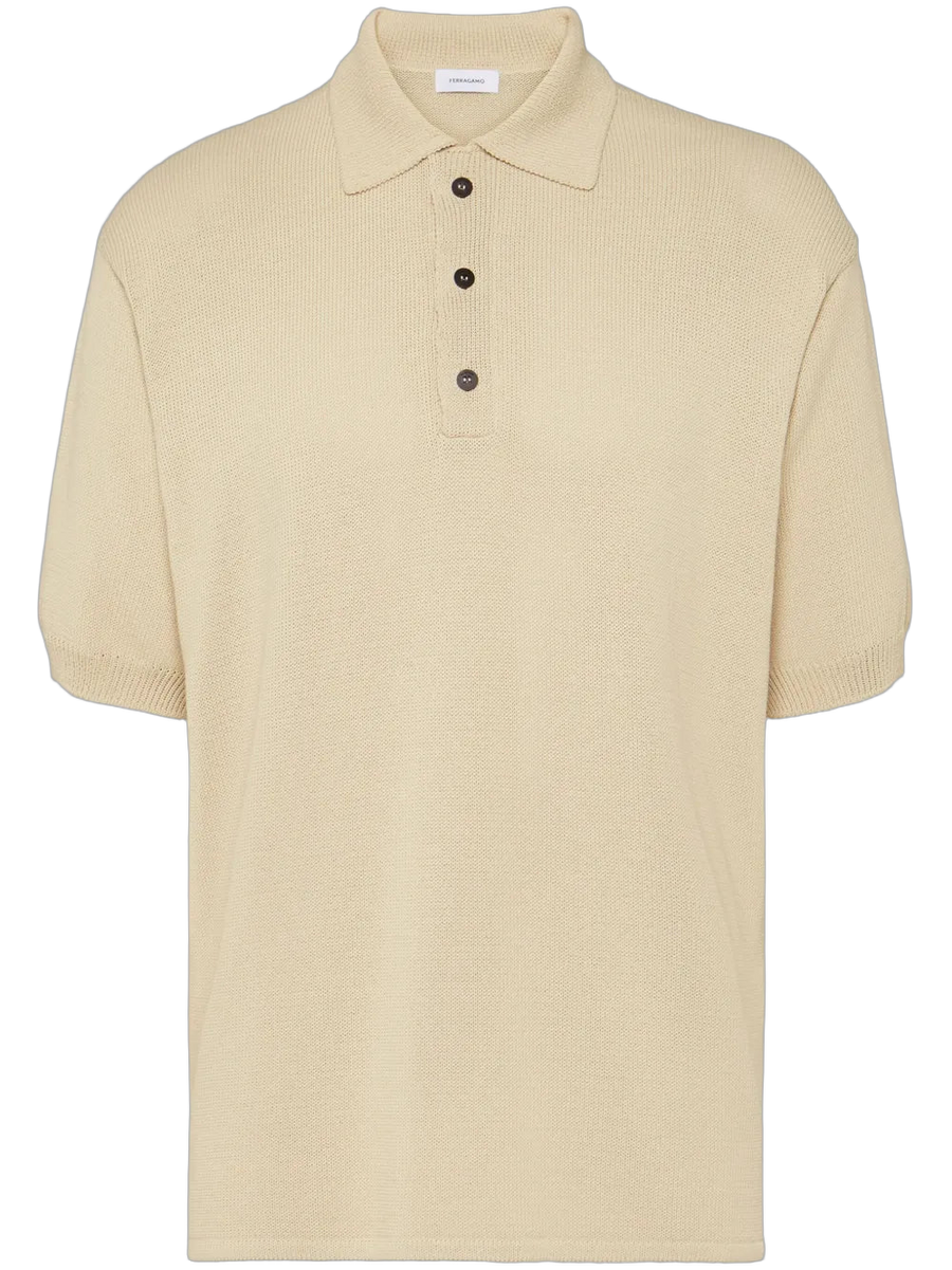 Ferragamo polo shirt in beige