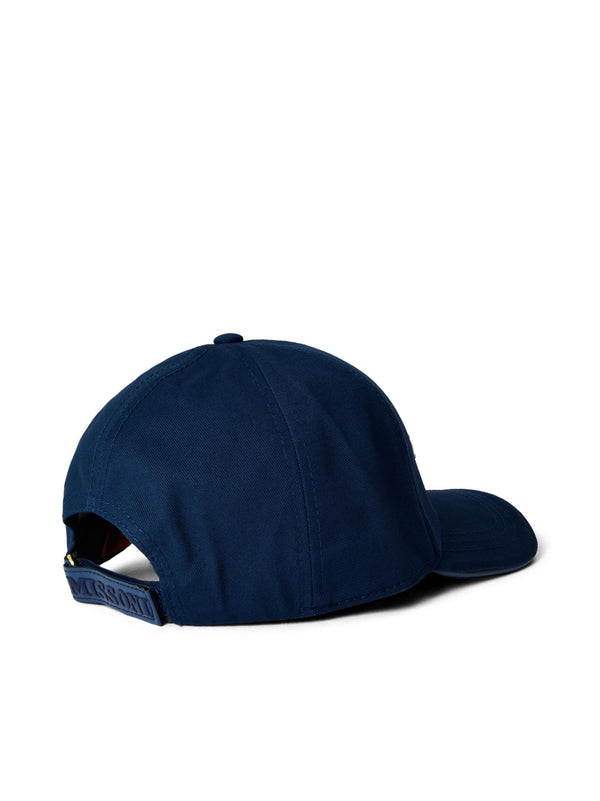 Missoni 37335718 100% Cotton baseball cap in navy