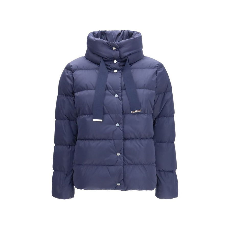 Herno 100% Polyester down jacket in navy