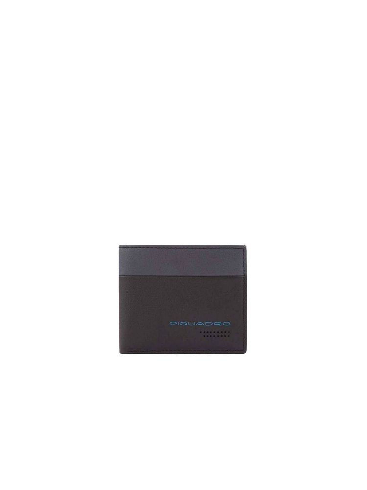 Piquadro 100% Leather wallet in gray