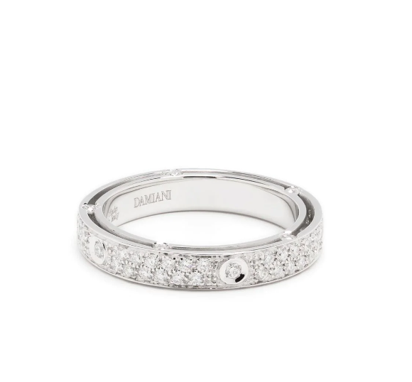 Damiani 18kt White Gold ring in white