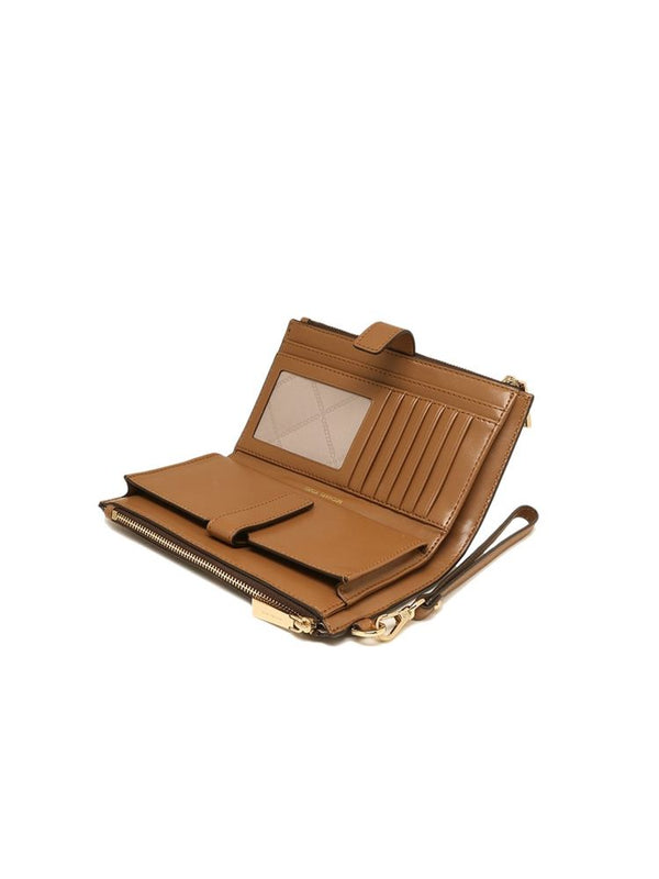 Michael Kors 69% Coated Canvas wallet in brown