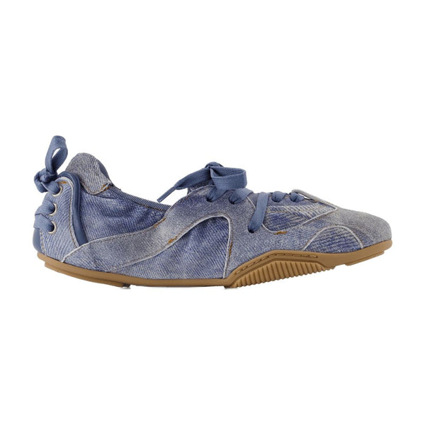 Sneakers - Acne Studios Leather Blue Lambskin Shoes /