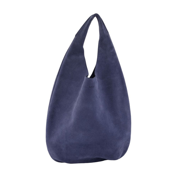 A.P.C. Cowhide shoulder bag in navy