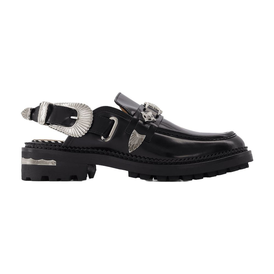 Toga Pulla Calfskin loafer in black