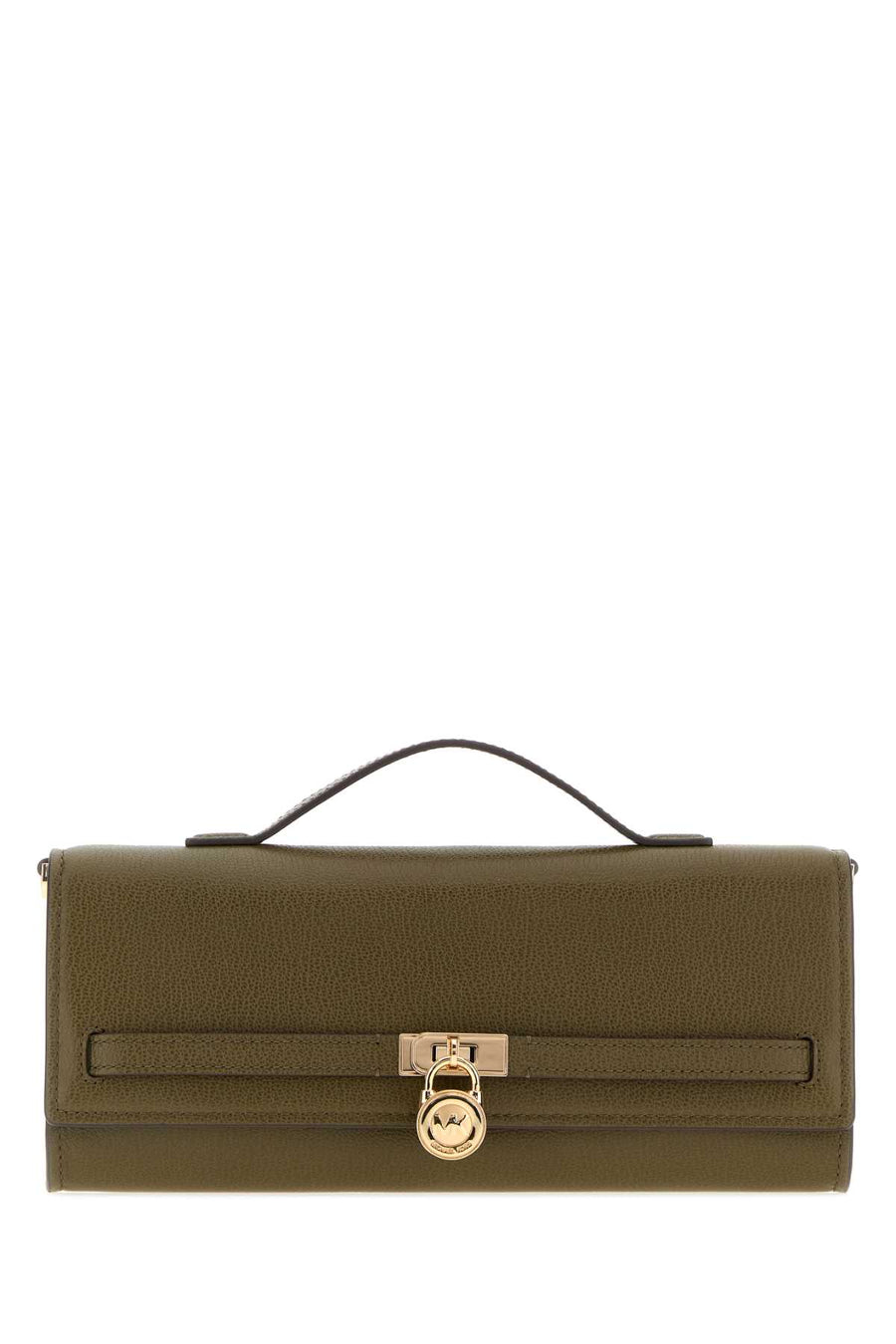 Michael By Michael Kors Clutch Exterior: 100% Leather clutch in green