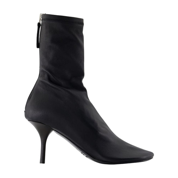 Ankle Boots - Acne Studios Leather Black Lambskin Shoes / Ankle-boots