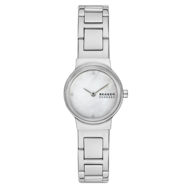 Skagen Stainless steel case watch in white