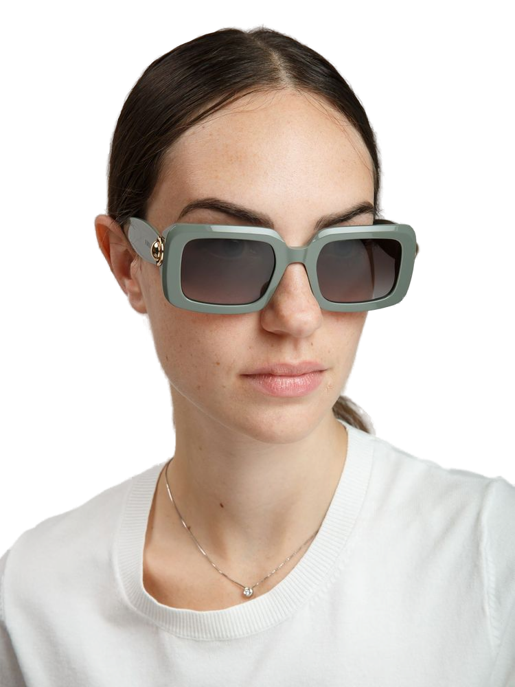 Furla SFU980 Acetate sunglasses in green