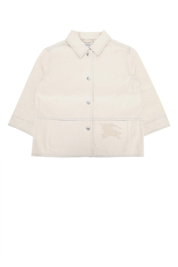 Kg6 Marnie N Ecru Cotton Giacche E Gilet