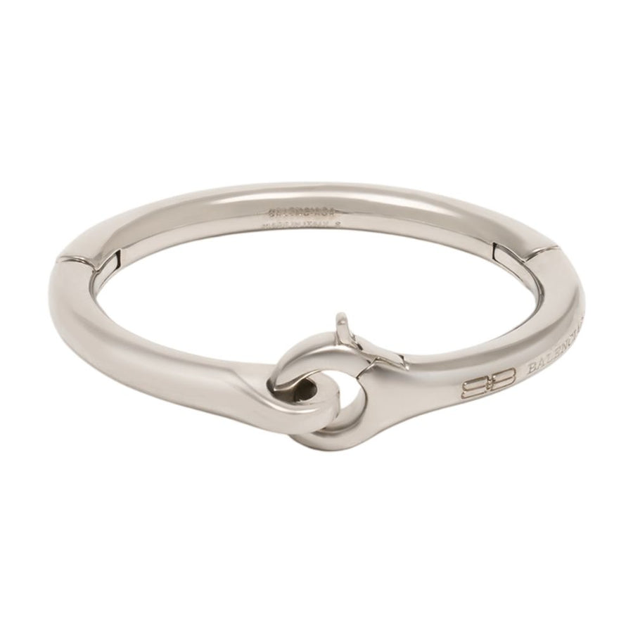Balenciaga metal bracelet in silver