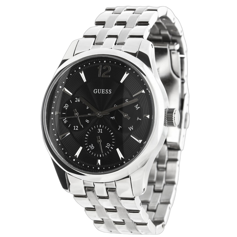 Guess Stainless steel case watch in black