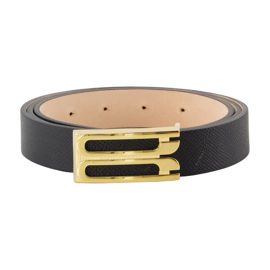 Victoria Beckham calfskin belt in black