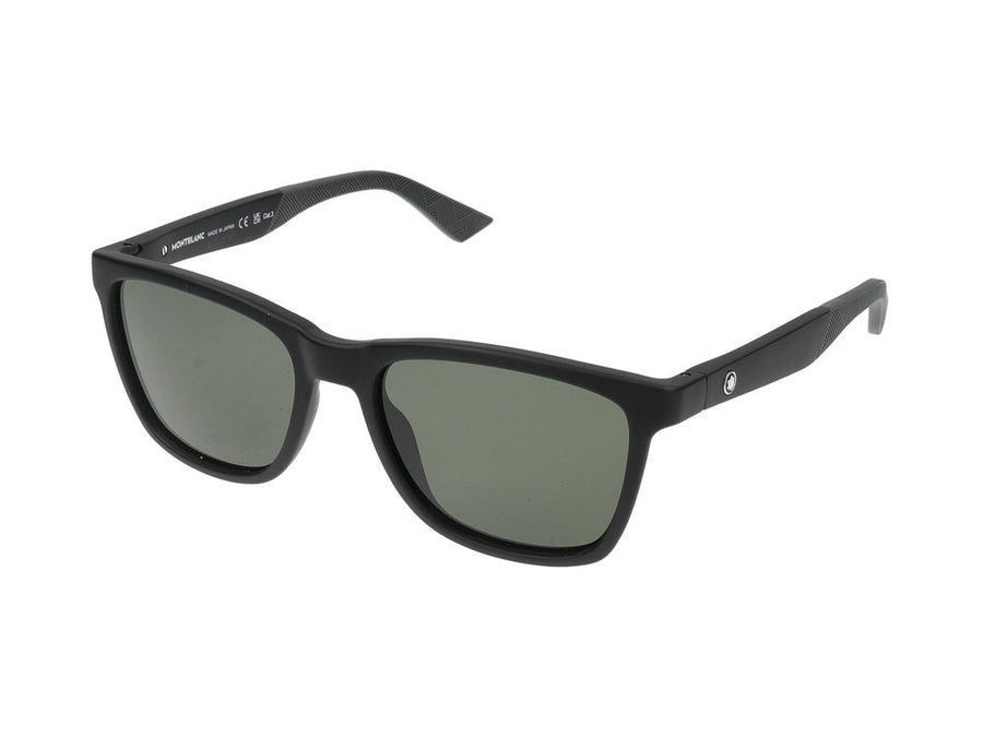 Montblanc MB0399S Injected acetate sunglasses in black