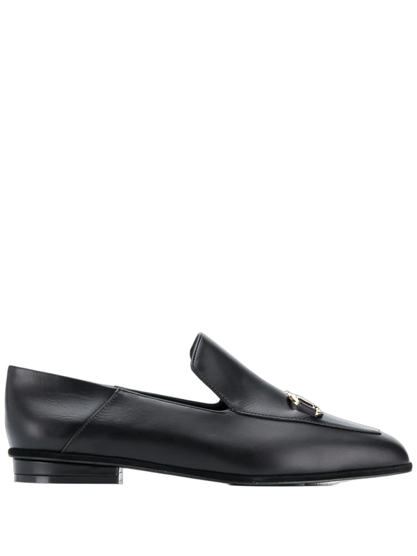 Ferragamo Leather loafer in black
