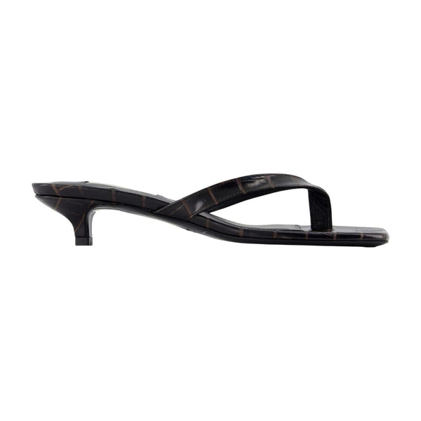 Toteme calfskin heels in brown