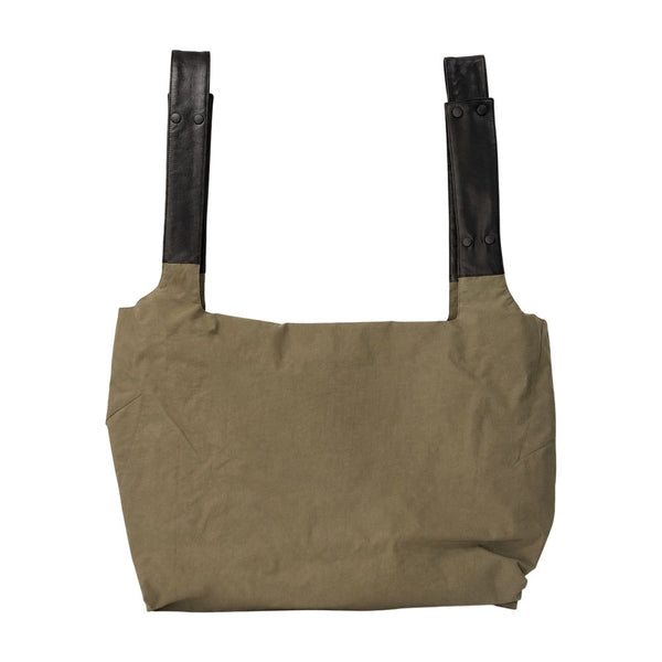 Patch Dot Handbag - Yohji Yamamoto Synthetic Khaki Bags / Handbags-purses