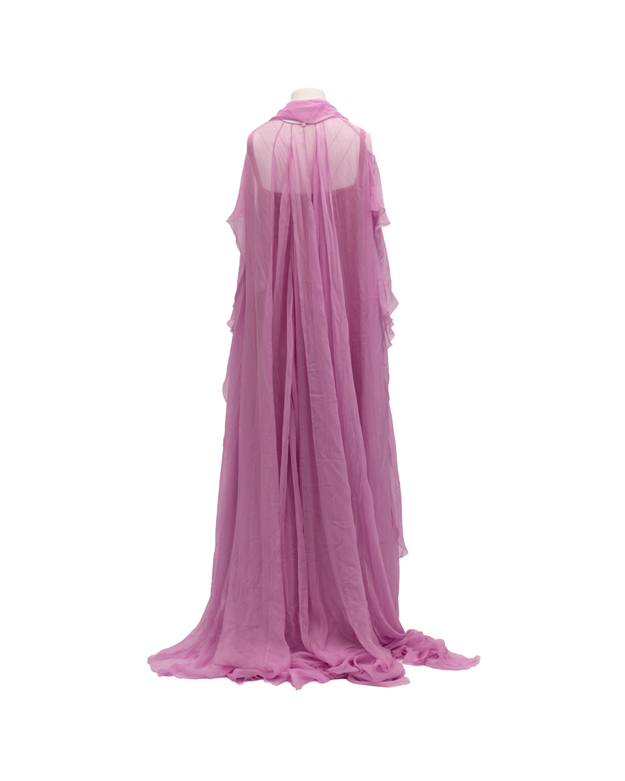 Pink Sleeveless Maxi Dress