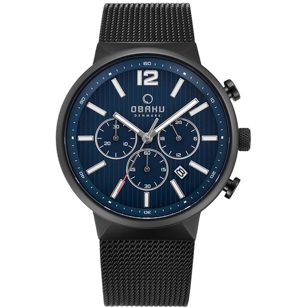 Obaku watch in blue
