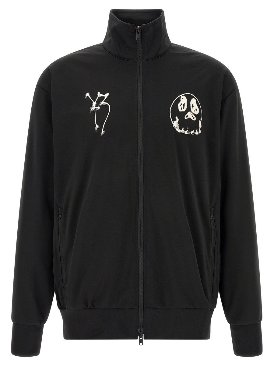 Black Polyethylene Sweatshirt Clothing