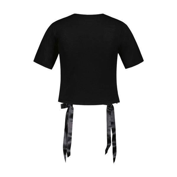 Simone Rocha lyocell t-shirt in black