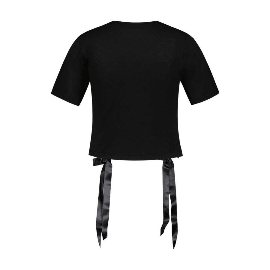 Simone Rocha lyocell t-shirt in black
