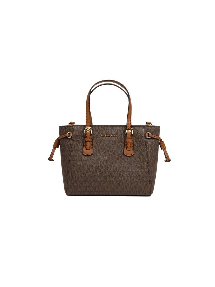 Michael Kors Polyvinyl Chloride tote bag in brown