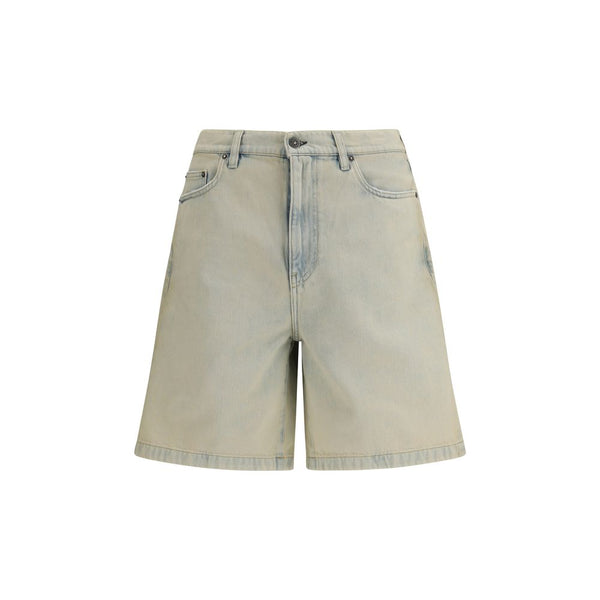 Golden Goose 100% Cotton bermuda shorts in blue